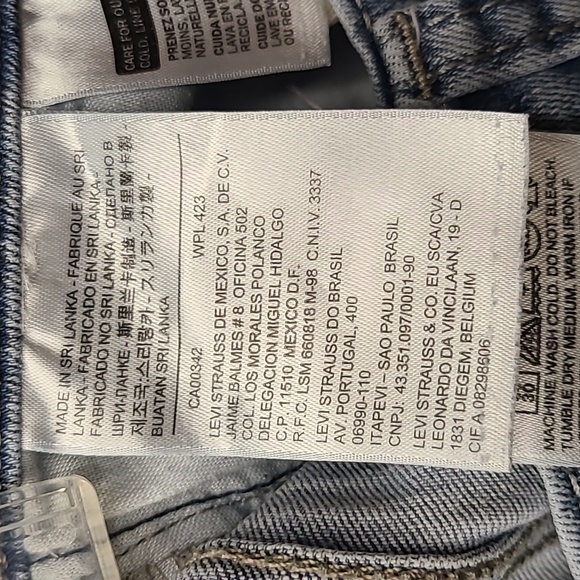 Levi's 524 Too Superlow Skinny Jeans - Light Wash - Women's Size 13M W31 L32 - Picture 5 of 11